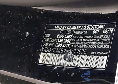 2019 Mercedes-Benz E 300 4Matic from USA, damaged, VIN WDDZF4KB9KA679975